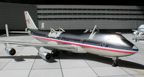 Nasa Space Shuttle Orbiter with Boeing747-100SCA